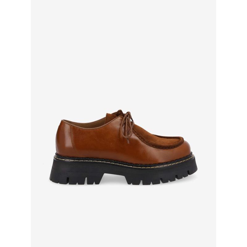DENIA LACE UP - SERESTA/SUEDE - WHISKY